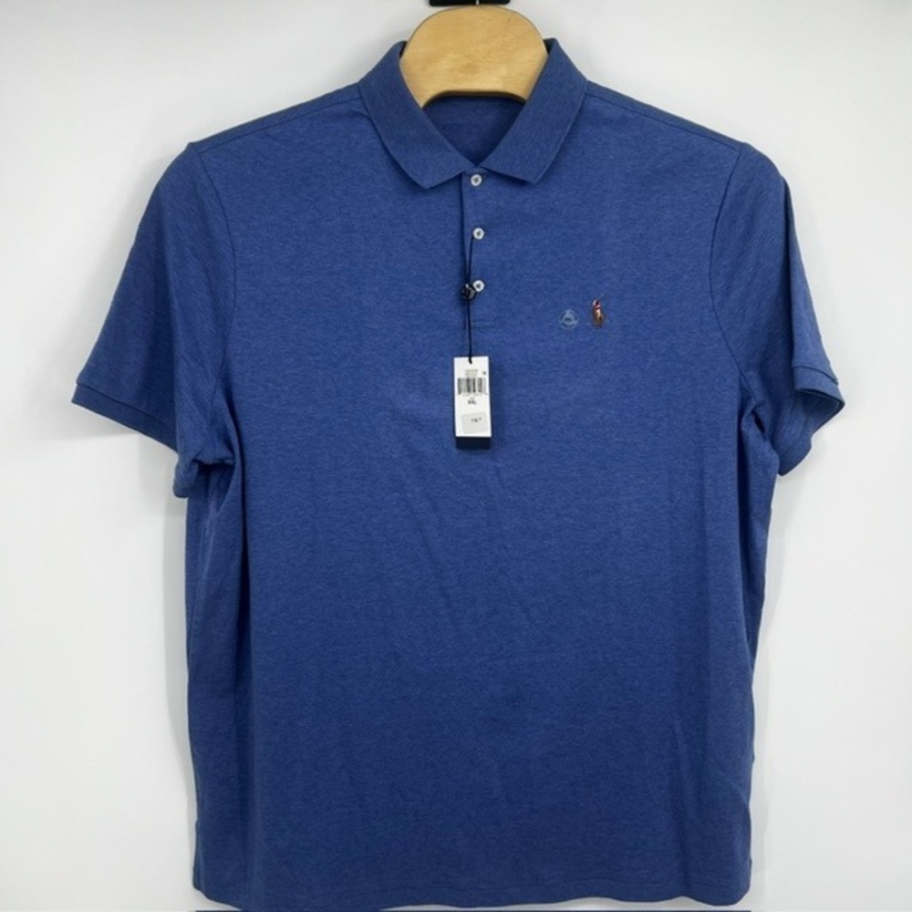 NWT Polo Ralph Lauren Men's Classic Fit Faded Royal Blue Polo Shirt Size XXL